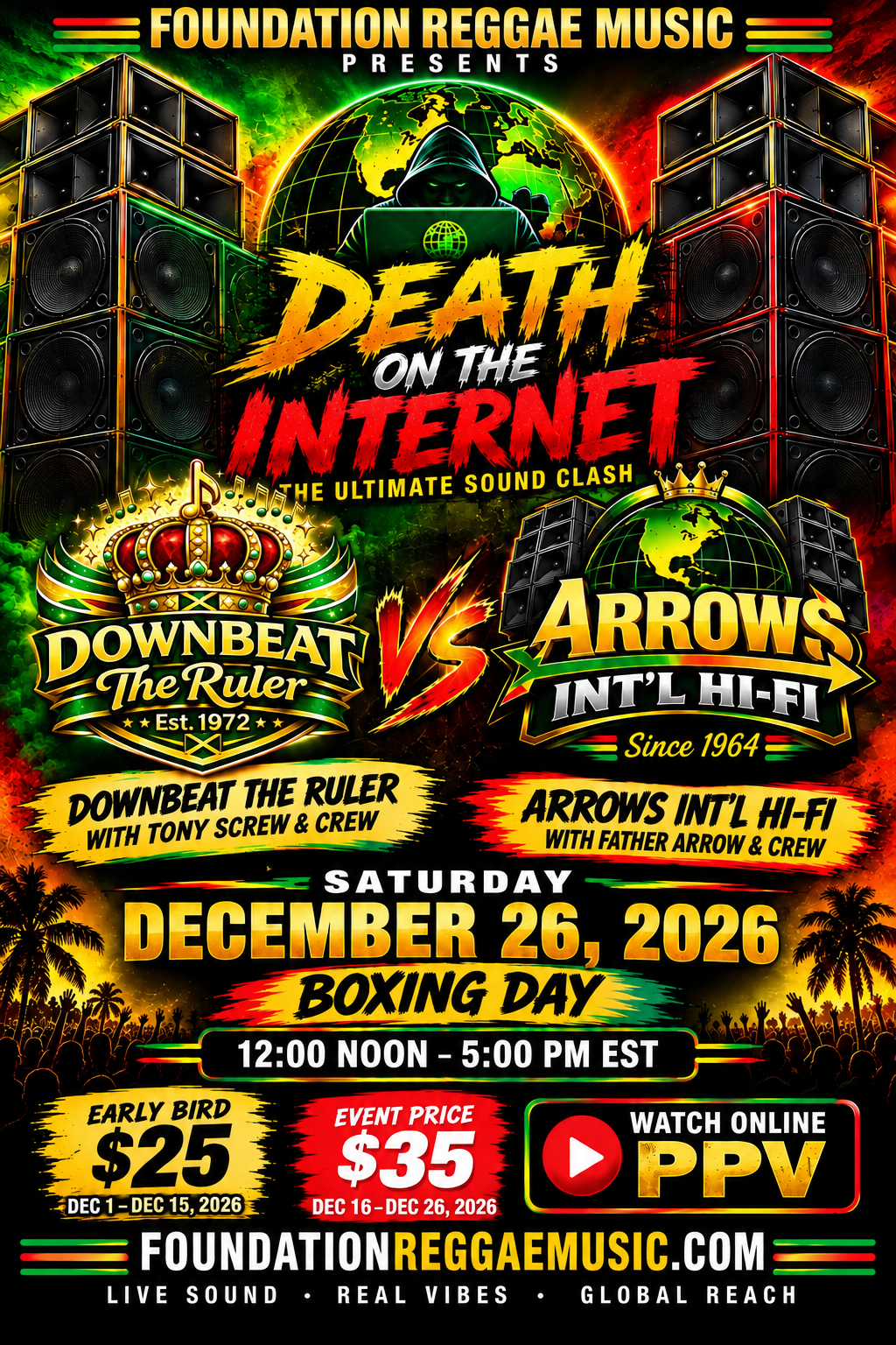 Death on the Internet event flyer